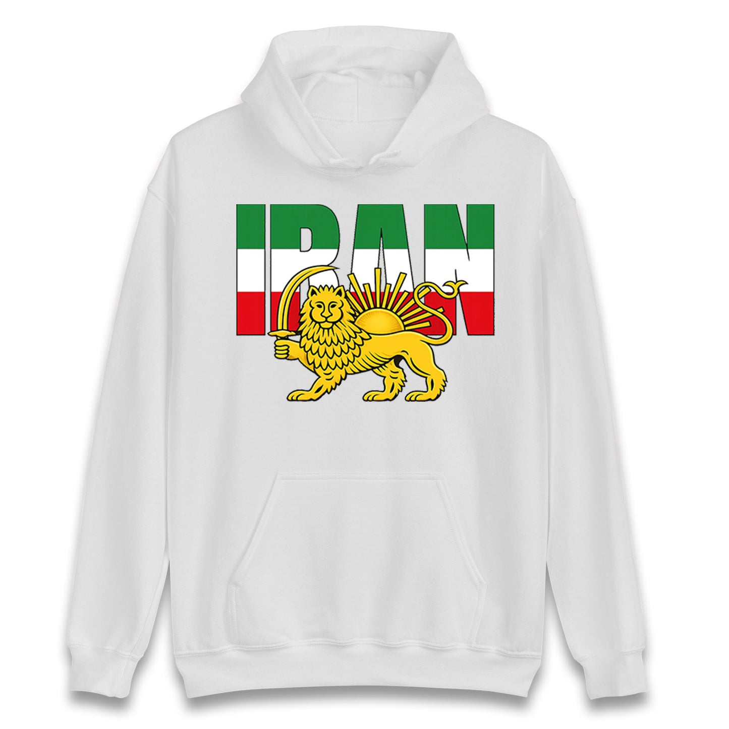 Iran Flag Hoodie 