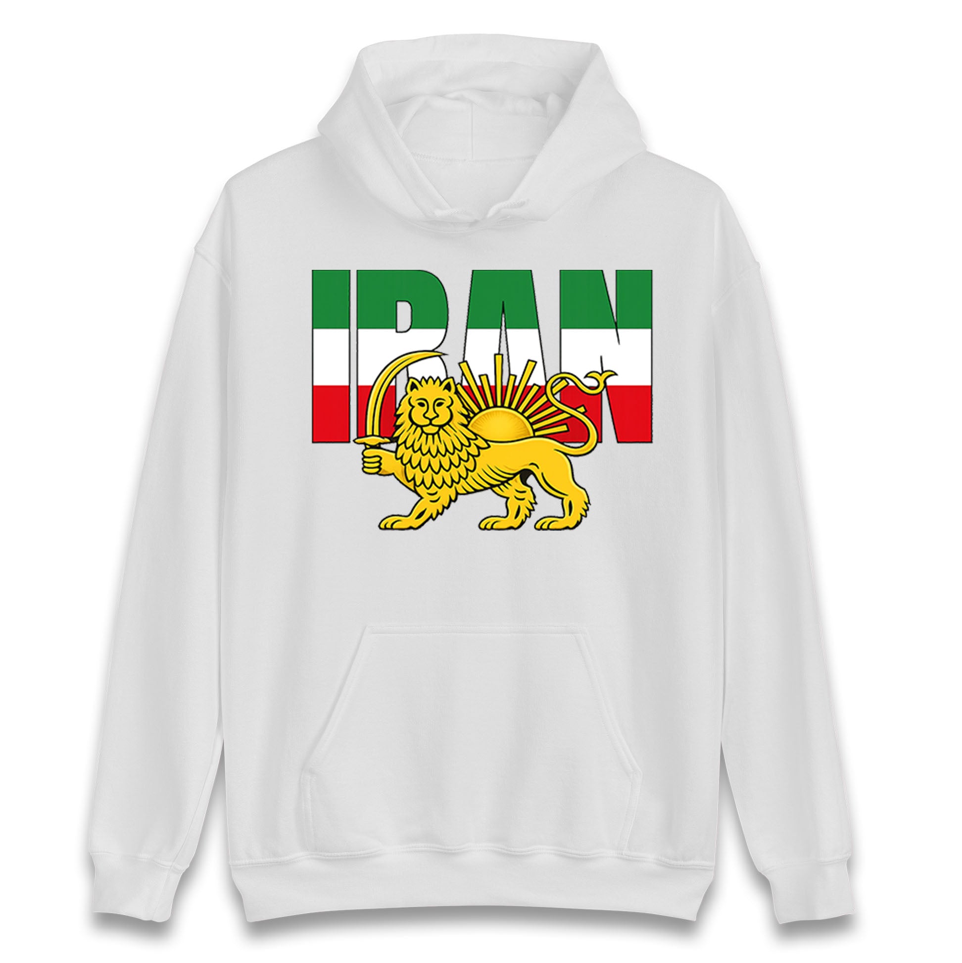 Iran Flag Hoodie 