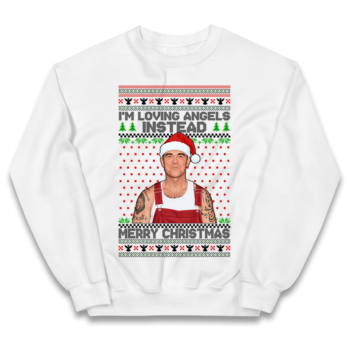 Robbie Williams Christmas Kids Jumper