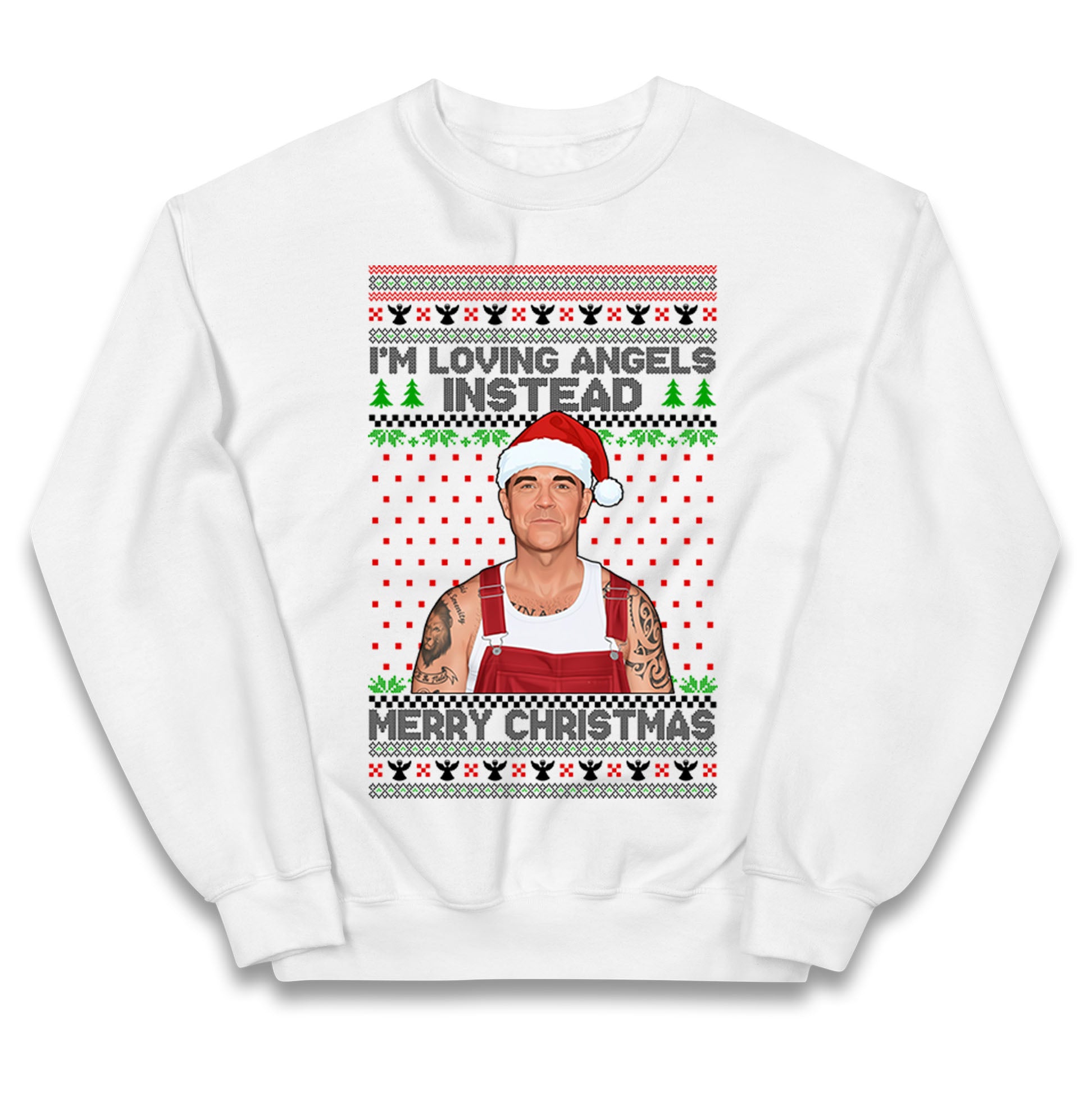 Robbie Williams Christmas Kids Jumper