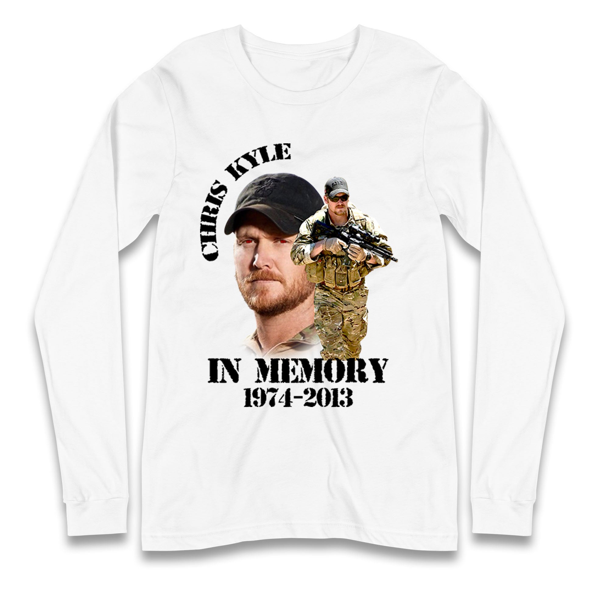Chris Kyle Memorial Longsleeve T Shirt
