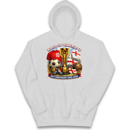 England World Cup 60th Anniversary Kids Hoodie