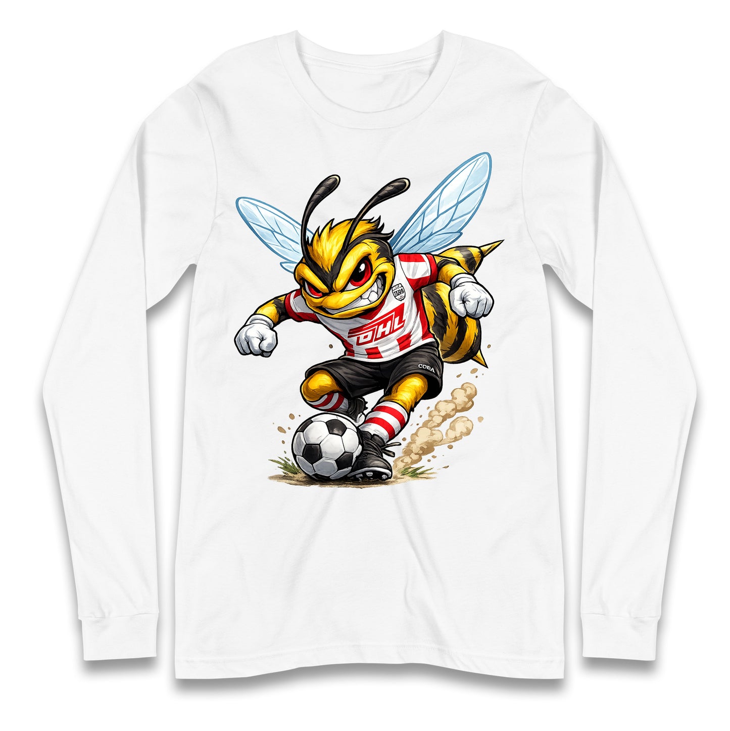 Retro Brentford FC Longsleeve T Shirt