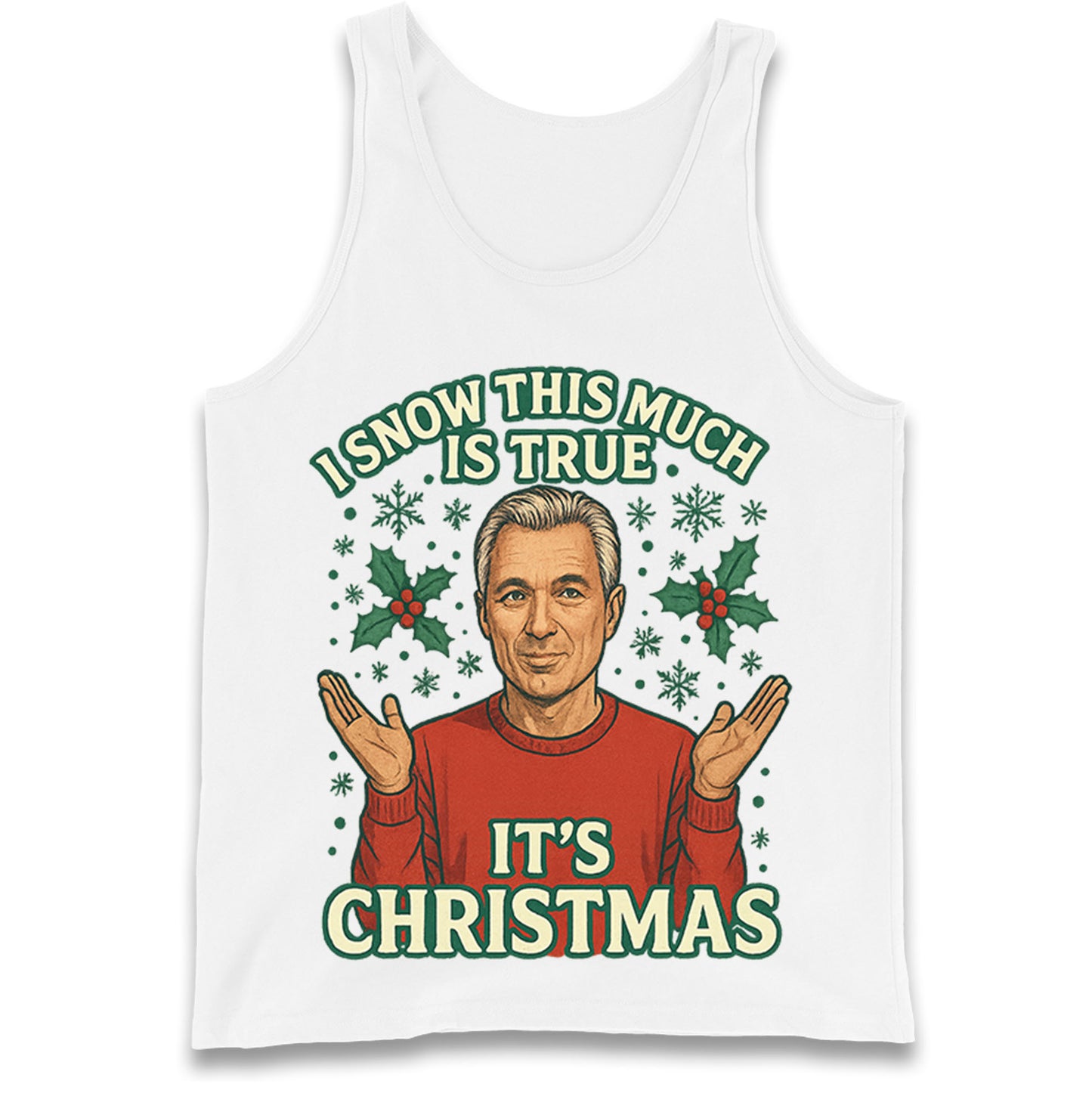 Martin Kemp Christmas Tank Top