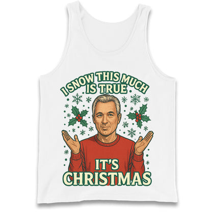 Martin Kemp Christmas Tank Top
