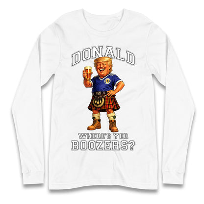 Donald Trump Scotland World Cup Longsleeve T Shirt 