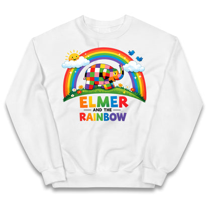 Elmer And The Rainbow Kids Jumper