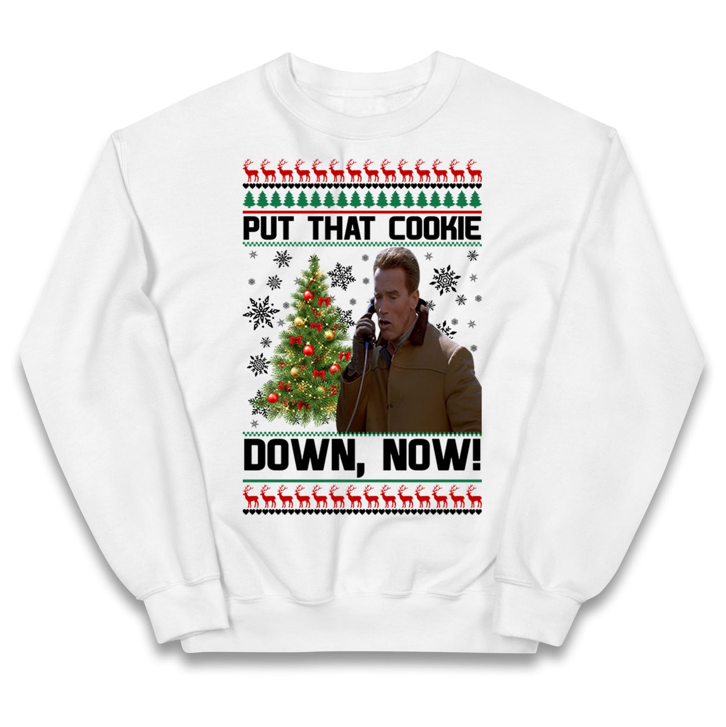 Arnie Christmas Kids Jumper