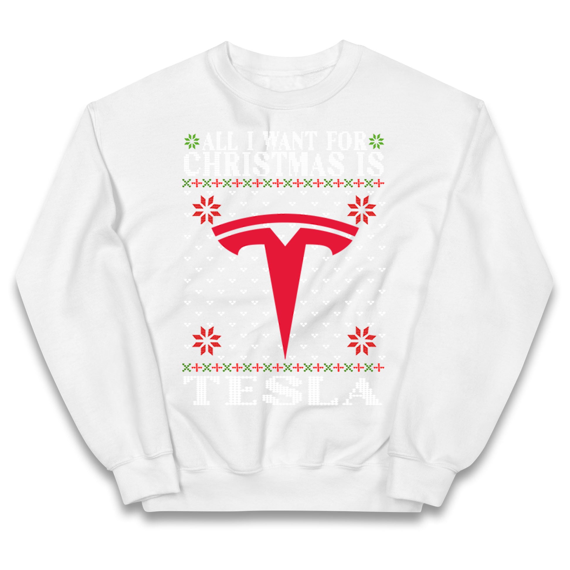 tesla christmas jumper