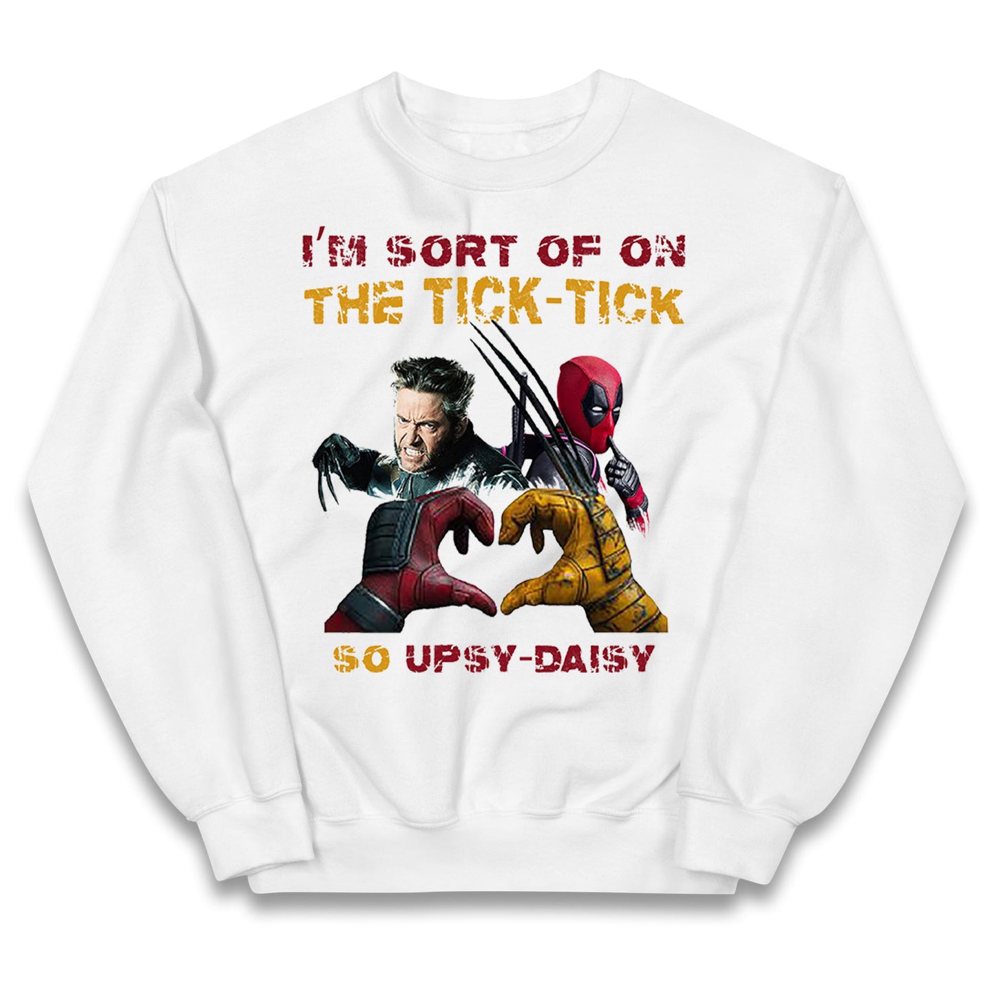 I'm Sort of on The Tick Tick so Upsy Daisy Kids Jumper