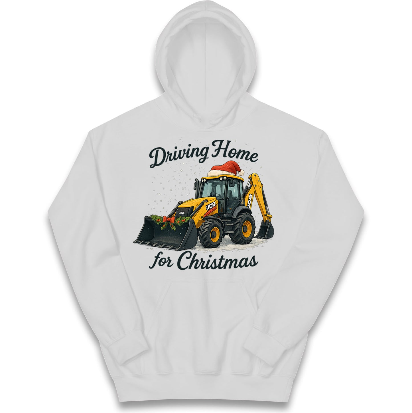 JCB Christmas Kids Hoodie