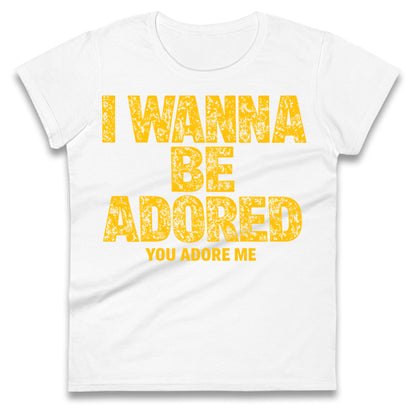 I Wanna Be Adored Stone Roses Ladies T Shirt