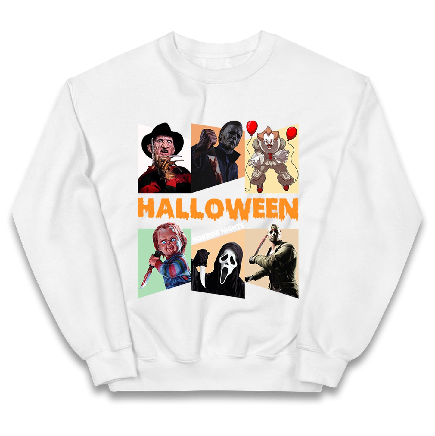 Horror Characters Halloween Horror Nights Kids Jumper