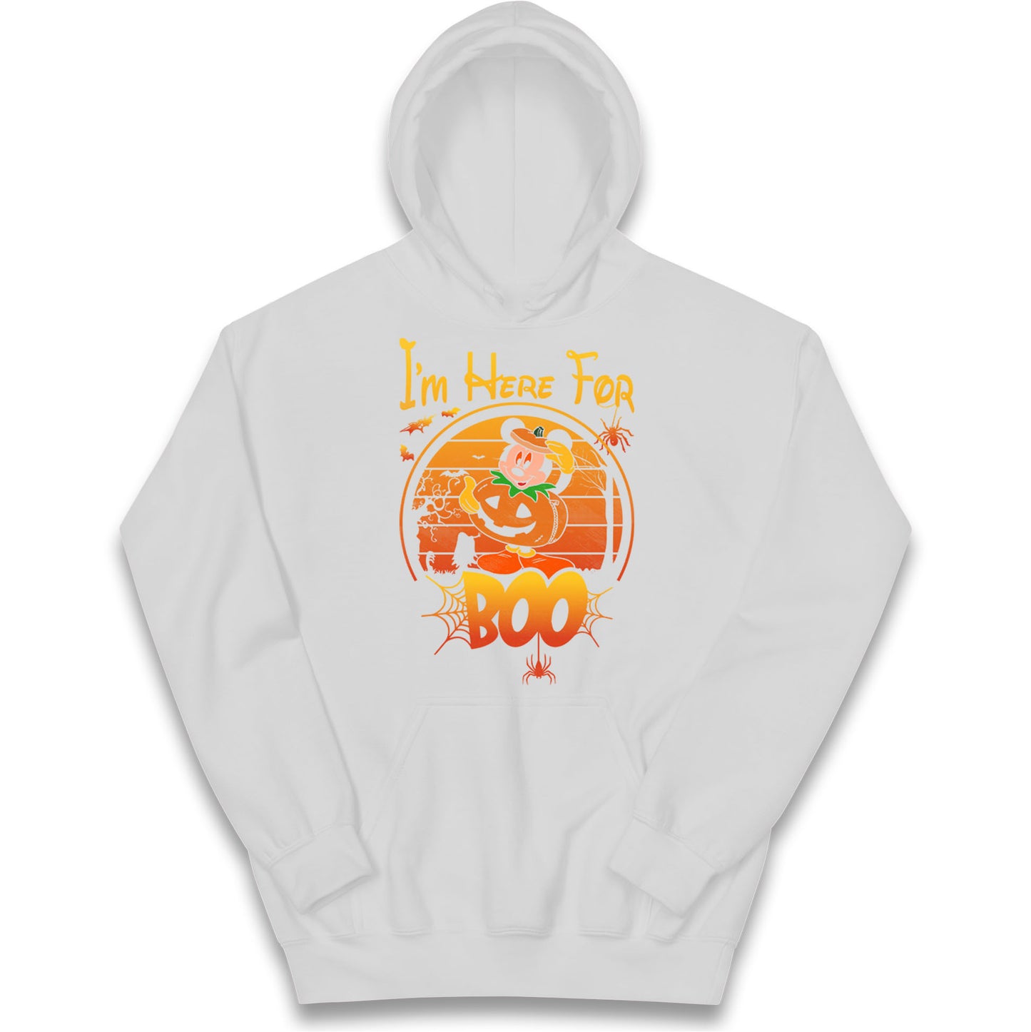 Mickey Mouse Im Here For Boo Halloween Hoodie
