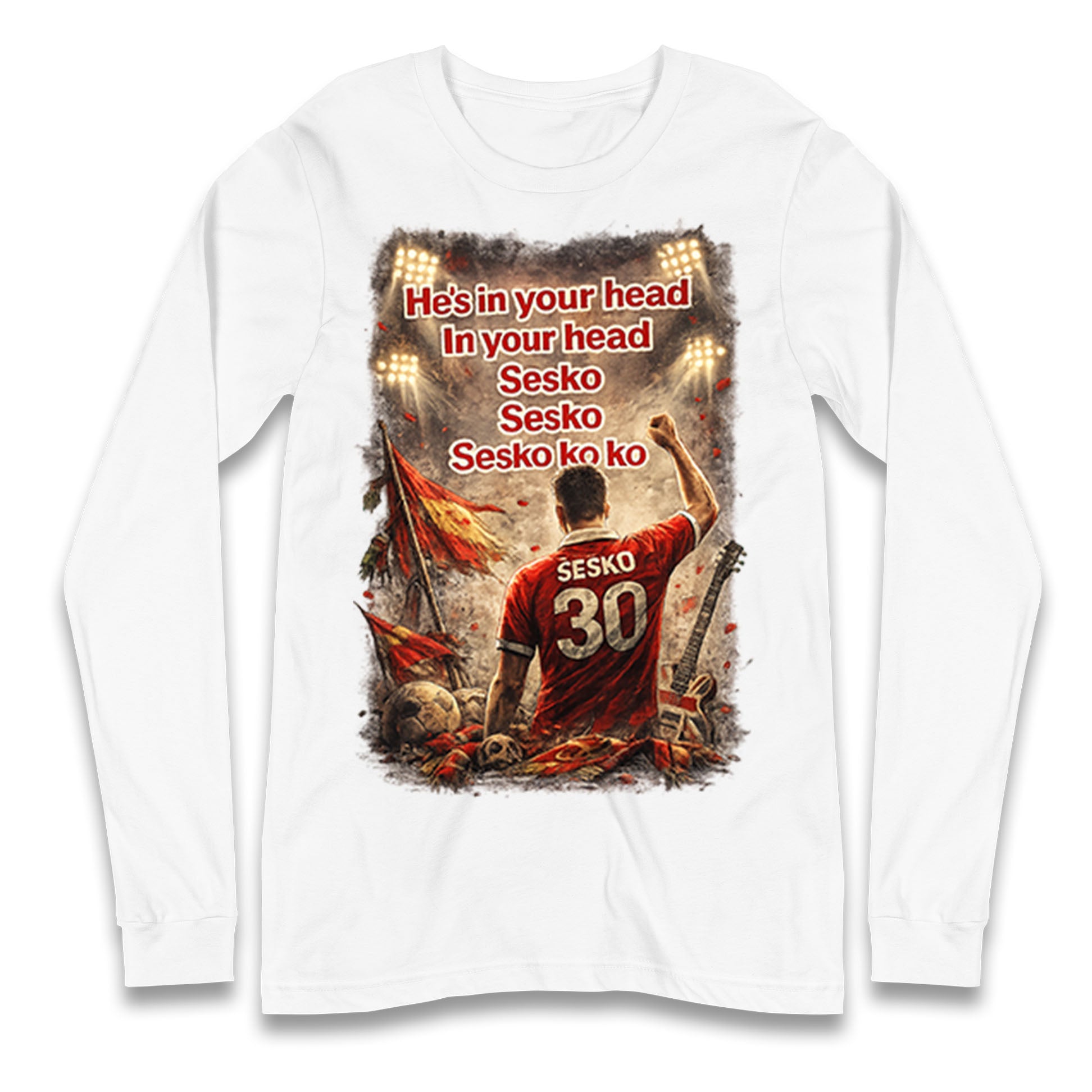 He's in Your Head in Your Head Sesko Sesko Sesko ko ko Longsleeve T Shirt
