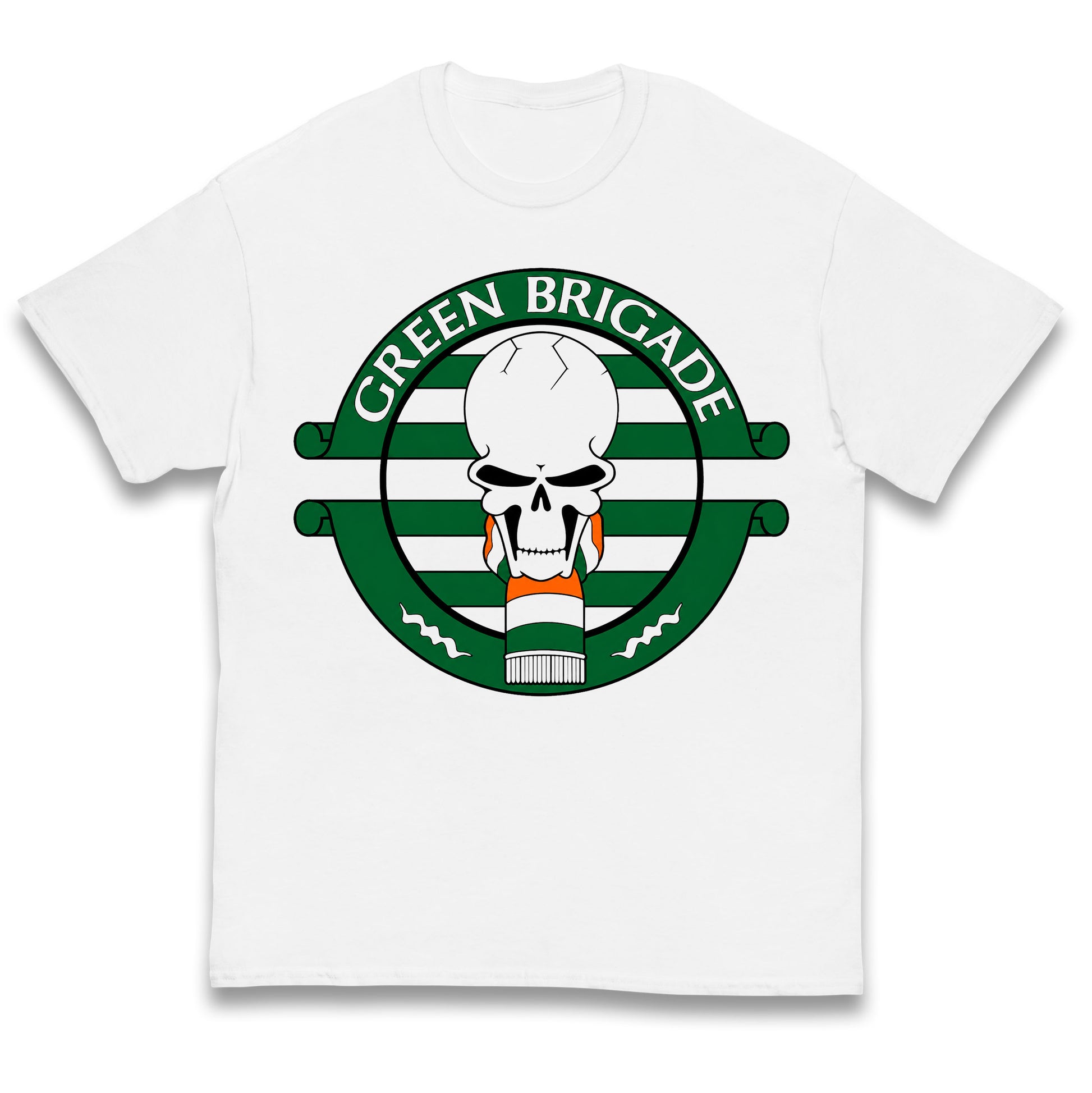 Green Brigade Celtic Football Kids T Shirt