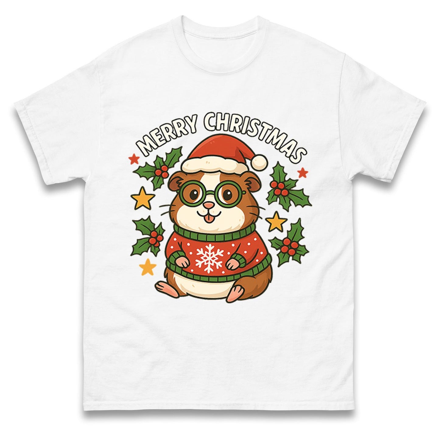 Guinea Pig Christmas T Shirt