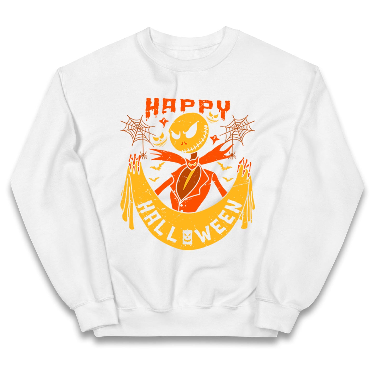 Jack Skellington Happy Halloween Kids Jumper