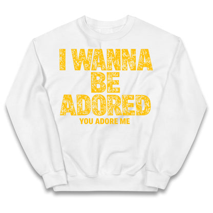 I Wanna Be Adored Stone Roses Kids Jumper