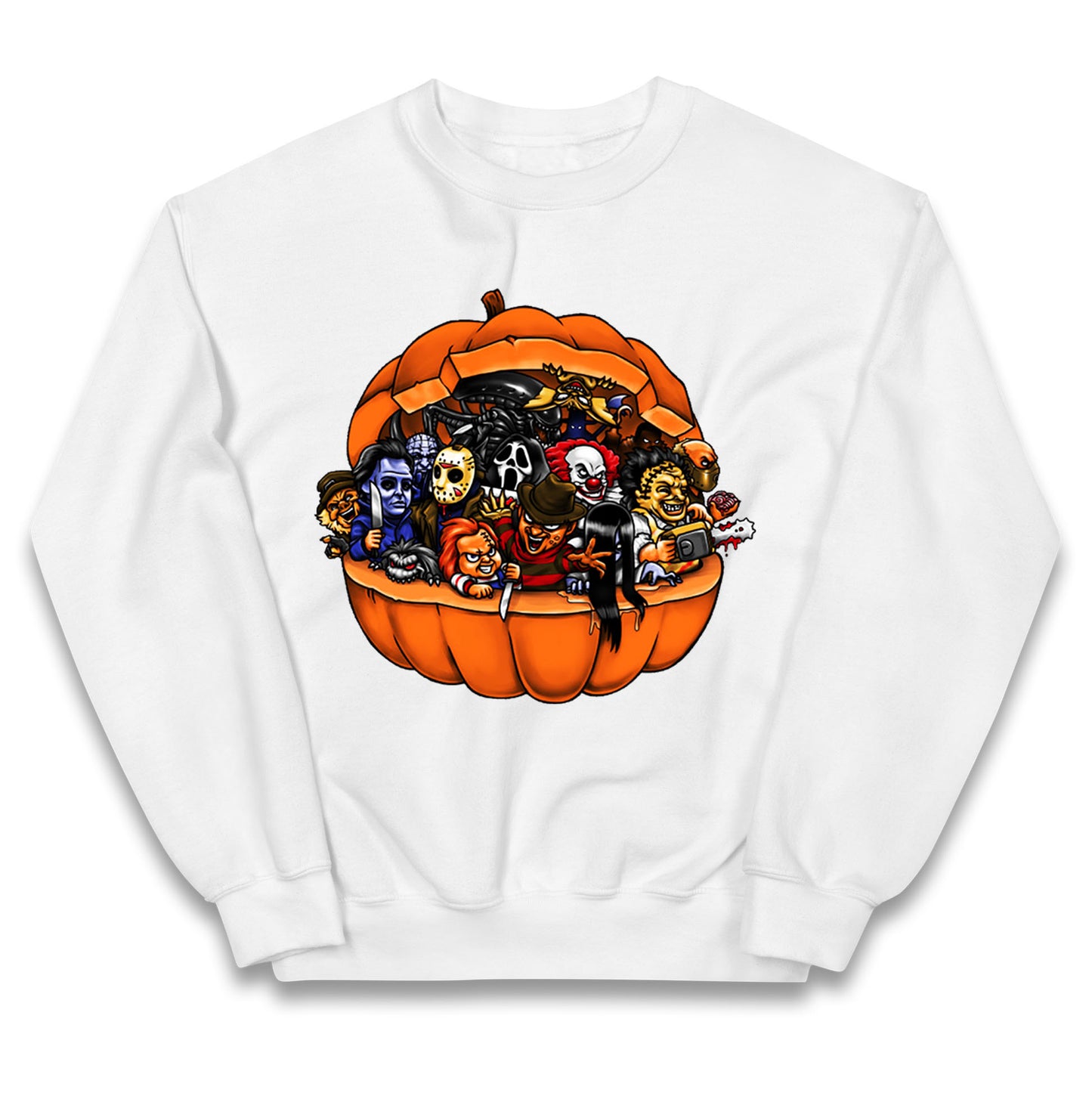 Super Villains Horror Friends Halloween Jumper