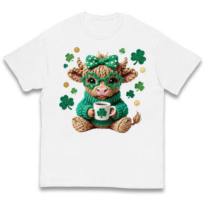 Cute Cow St Patrick Kids T Shirt