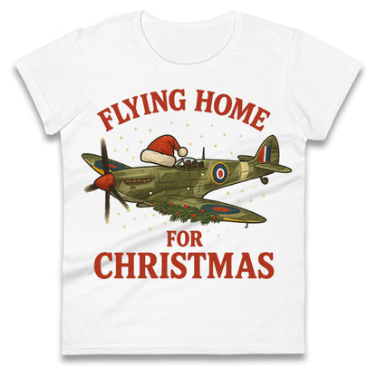 Spitfire Christmas Ladies T Shirt