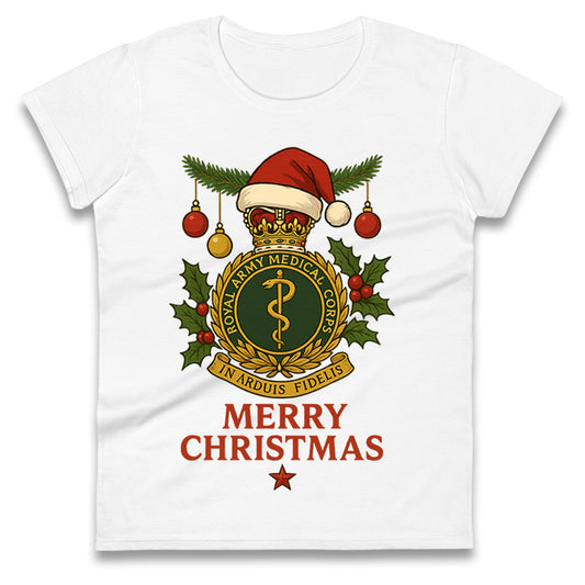 Royal Army Medical Corps Christmas Ladies T Shirt