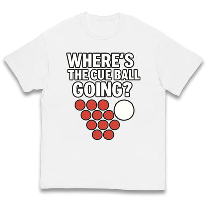 Where’s The Cue Ball Going Kids T Shirt