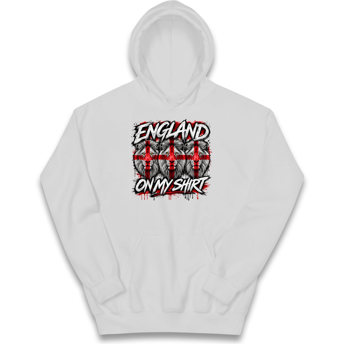 England 3 Lions World Cup 2026 Kids Hoodie