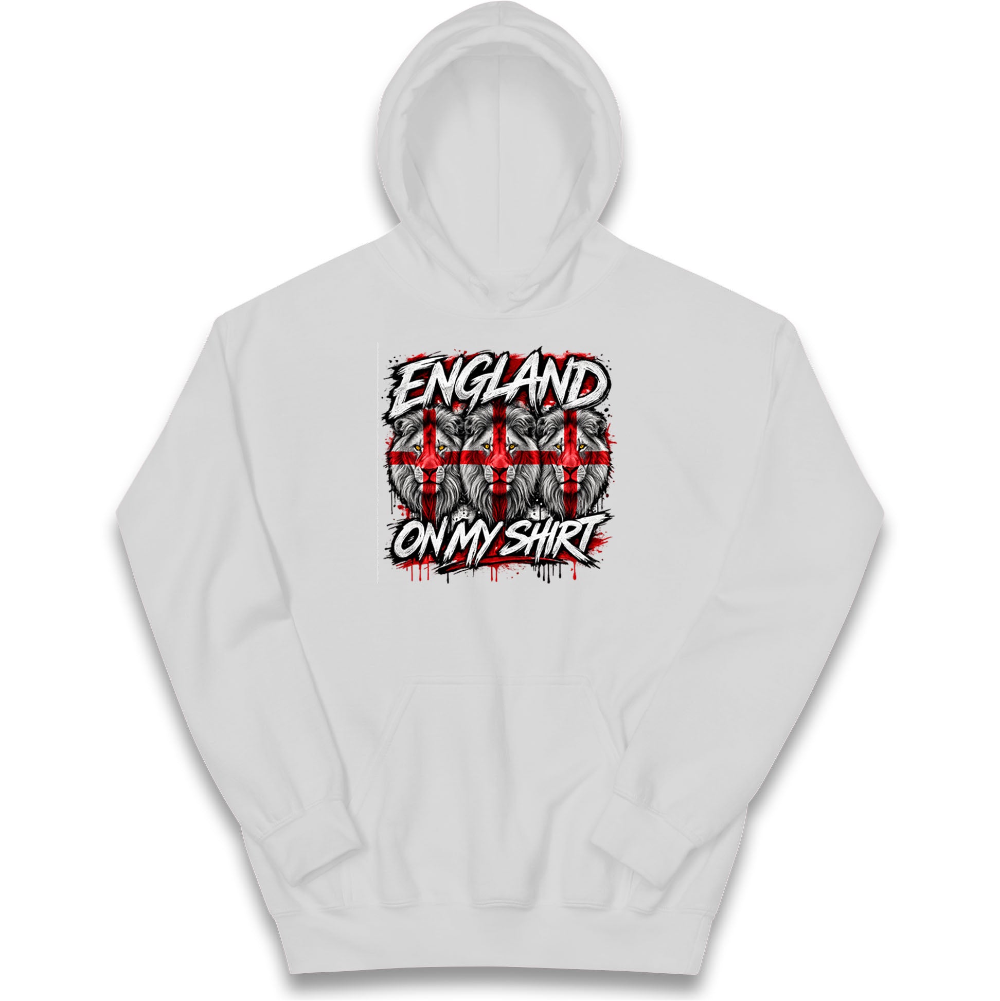 England 3 Lions World Cup 2026 Kids Hoodie