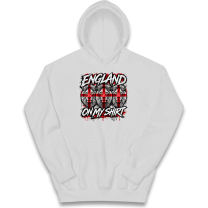 England 3 Lions World Cup 2026 Kids Hoodie