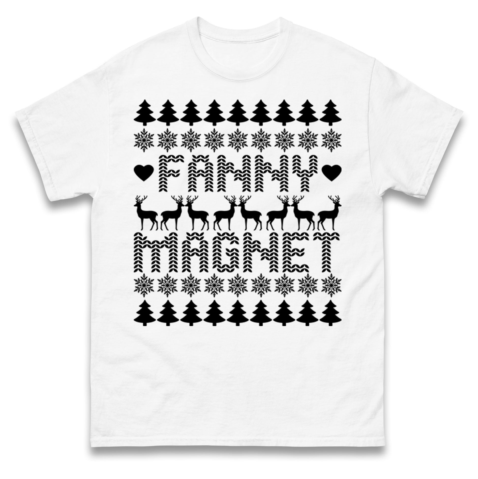 Fanny Magnet Christmas T Shirt