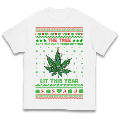 Cannabis Christmas Kids T Shirt