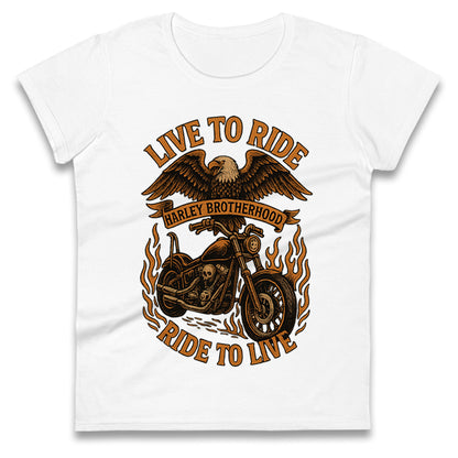 Harley Brotherhood Ladies T Shirt