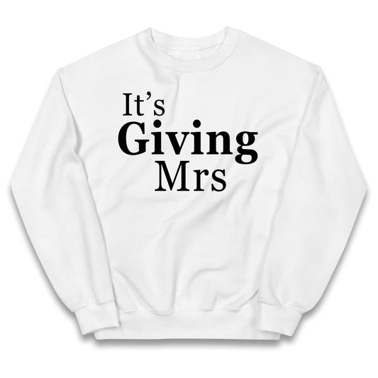 It’s Giving Mrs Kids Jumper