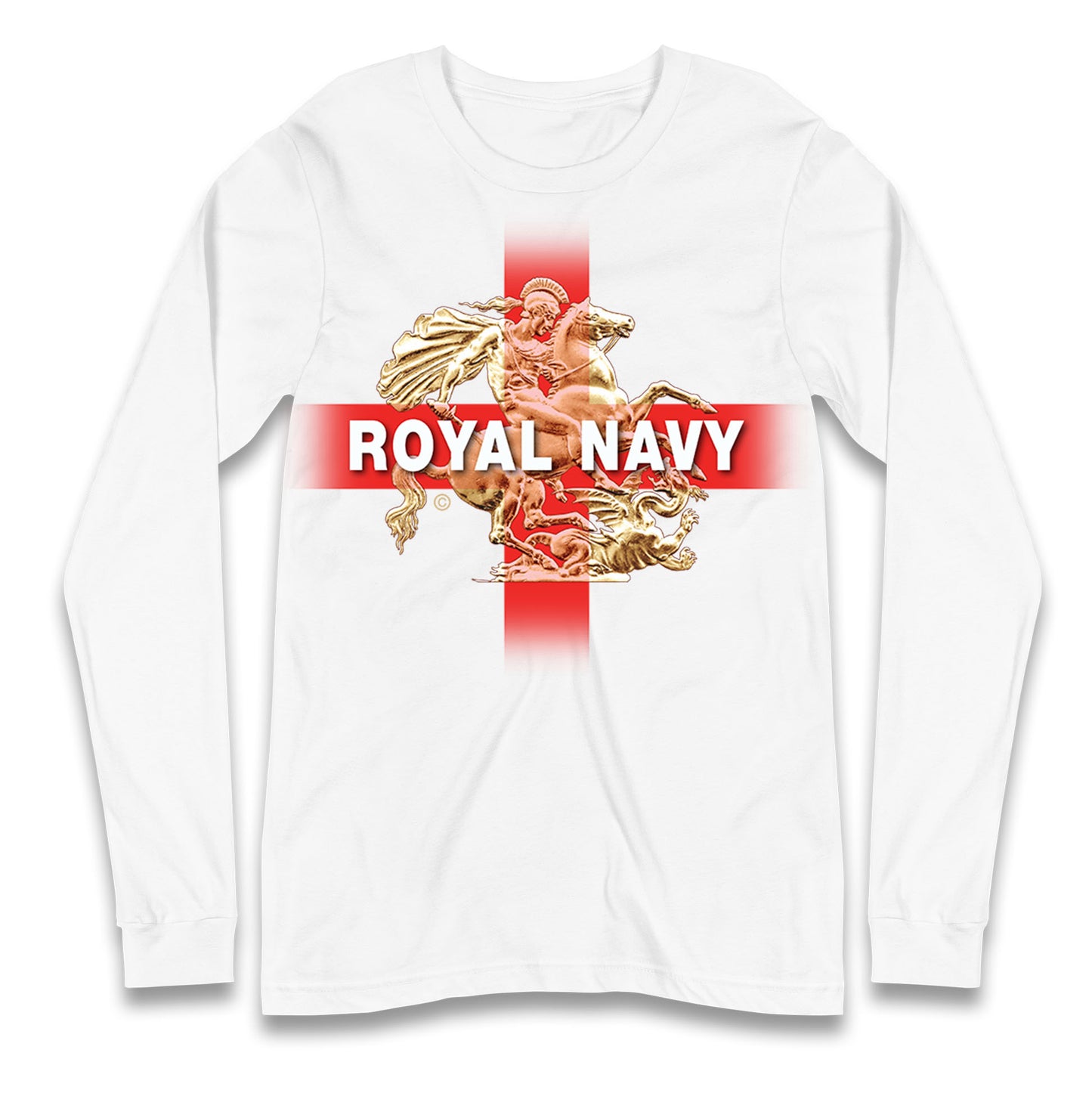 Royal Navy St George and The Dragon Long Sleeve T Shirt