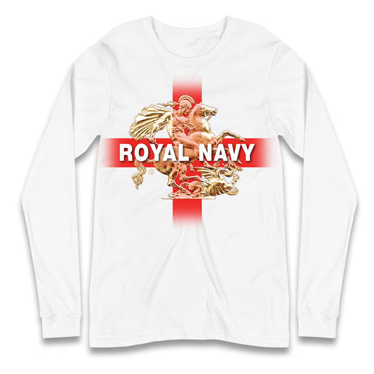 Royal Navy St George and The Dragon Long Sleeve T Shirt
