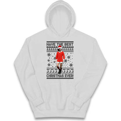 Christmas George Best Kids Hoodie