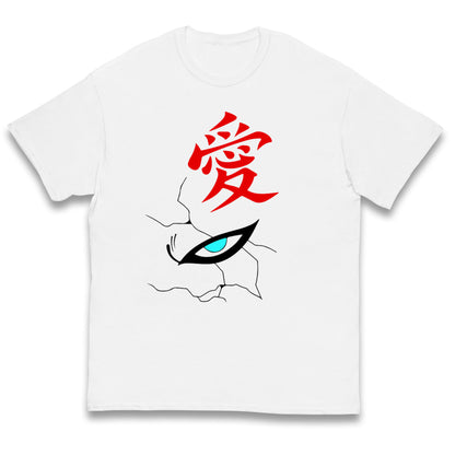 naruto shippuden gaara naruto face t shirt