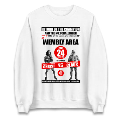 Jesus Christ Vs Santa Claus Jumper 