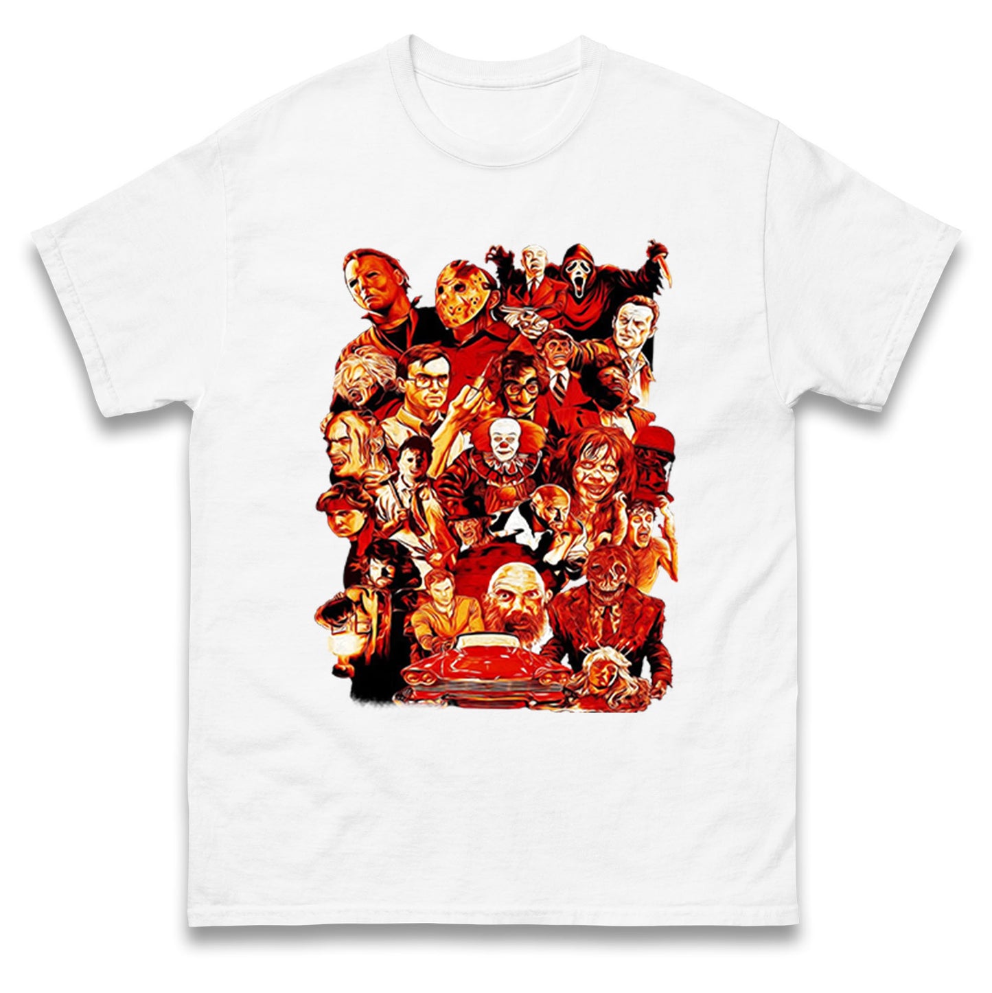 Horror Characters Halloween t shirts