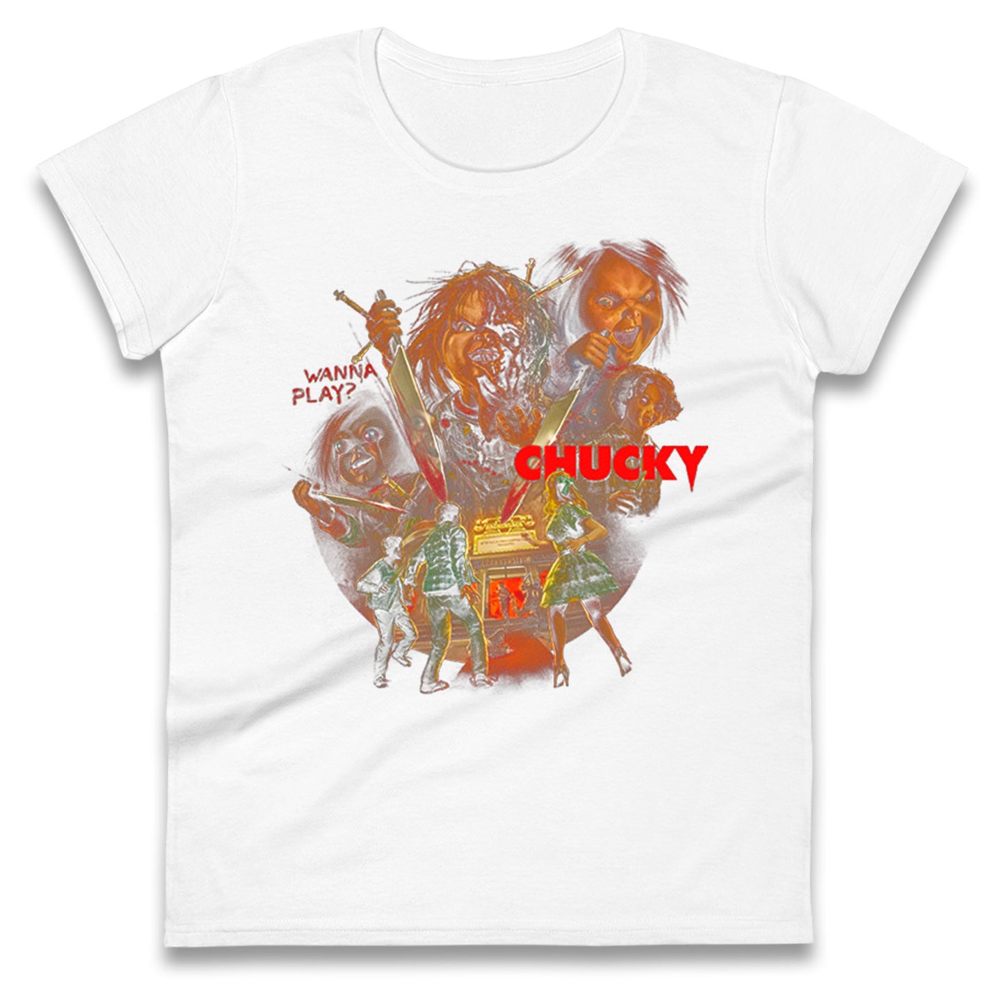 Chucky Ladies T Shirt 