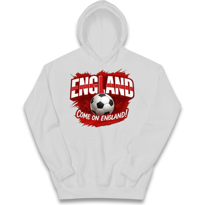 England Retro World Cup Kids Hoodie