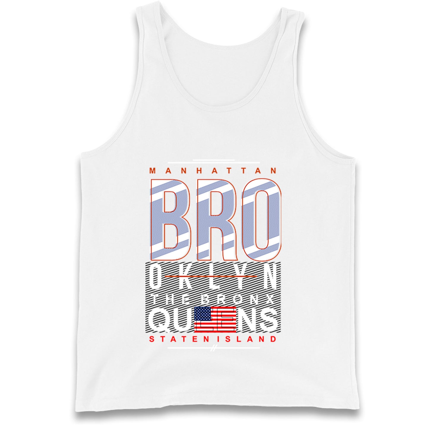 Brooklyn New York State Tank Top