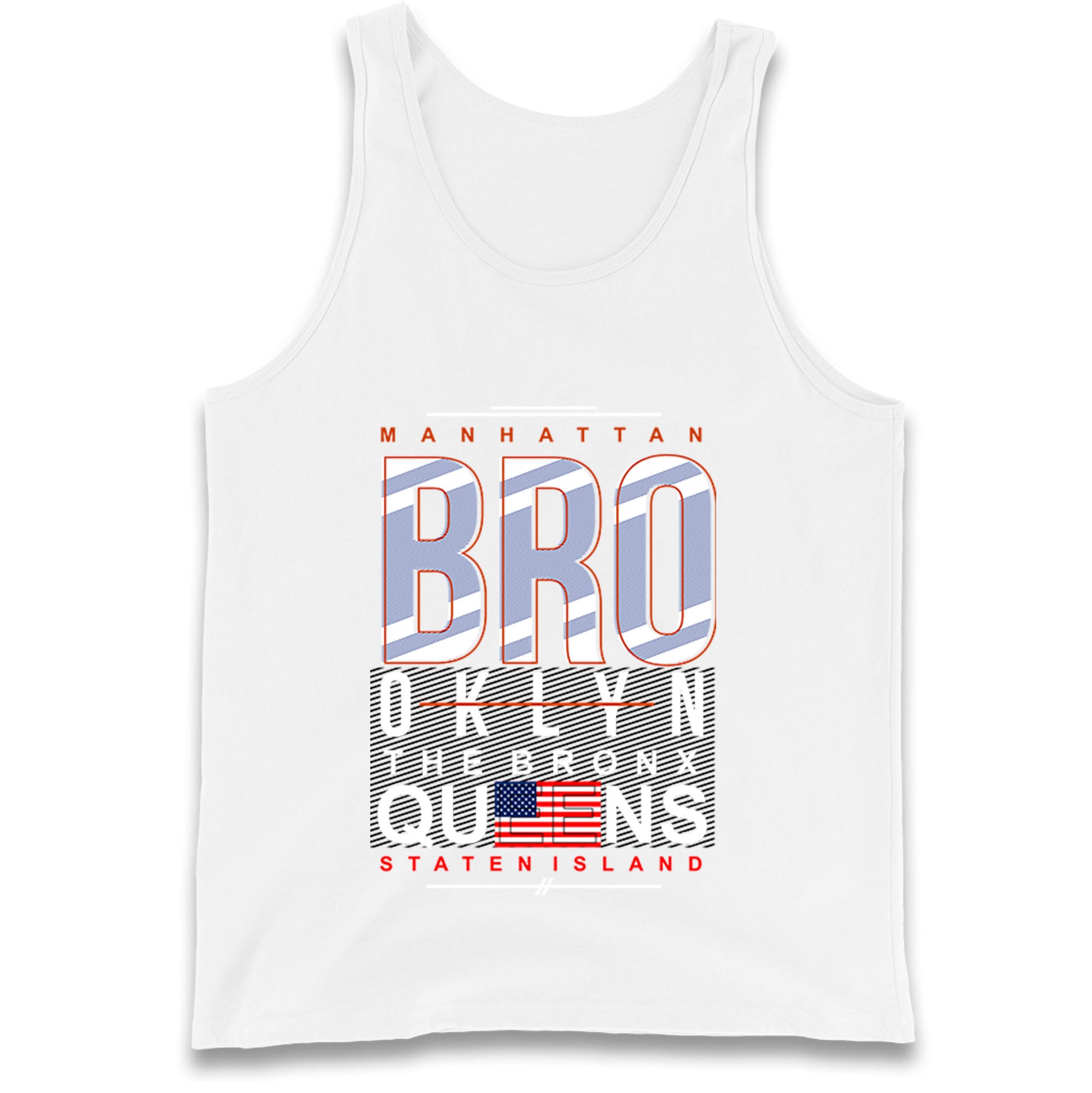 Brooklyn New York State Tank Top