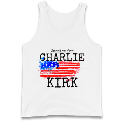Justice For Charlie Kirk Tank Top