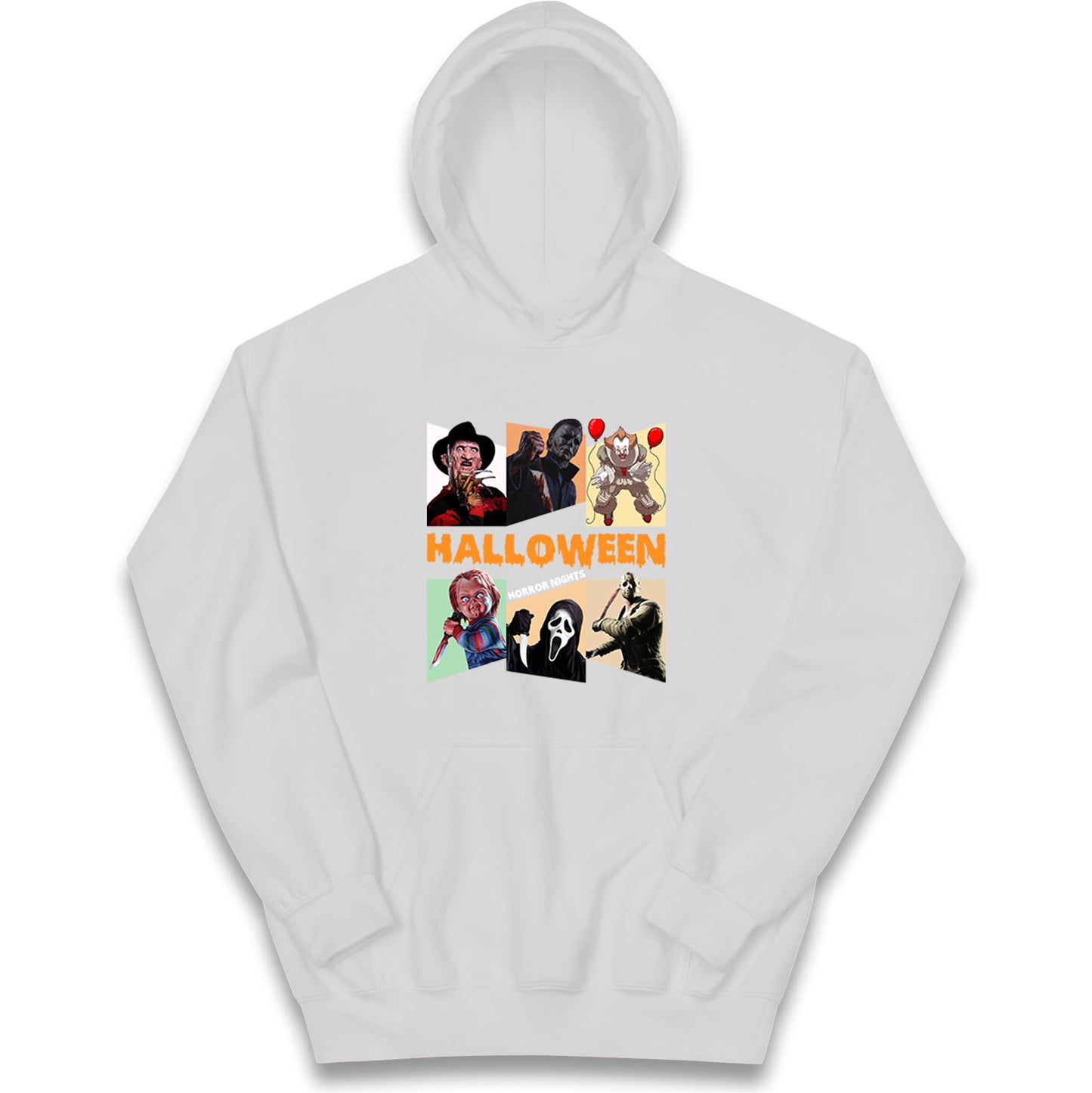 Horror Characters Halloween Horror Nights Kids Hoodie