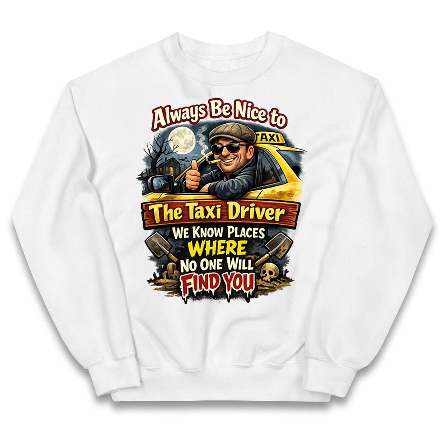 Taxi Driver Kids Jumper