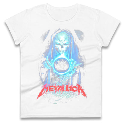 Metallica Skellington Sorcerer Ladies T Shirt
