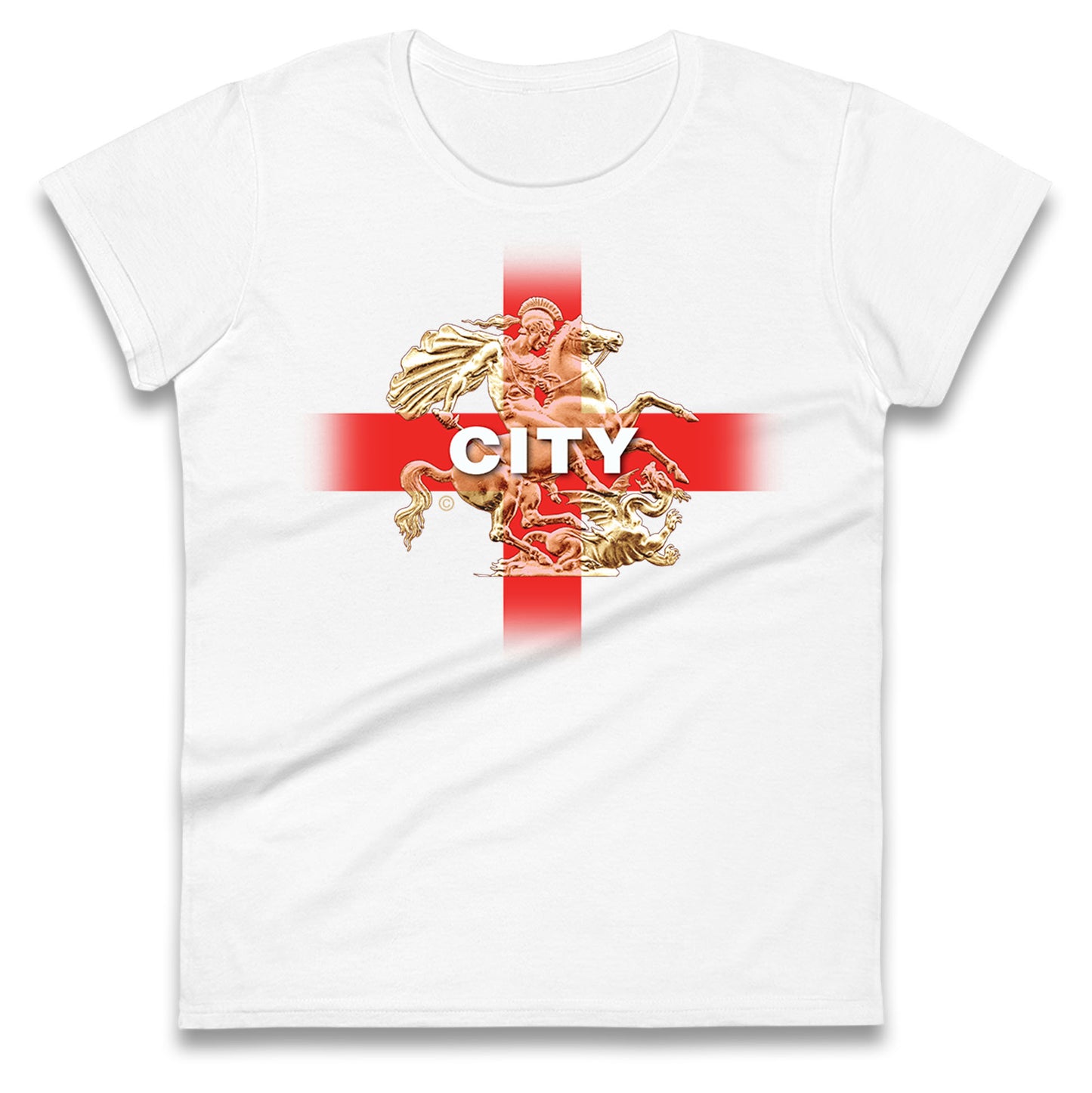 City St George & The Dragon Womens Tee Top